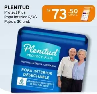 Mifarma Plenitud protect plus ropa interior oferta