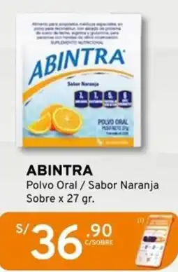 Mifarma Abintra polvo oral/sabor naranja sobre oferta