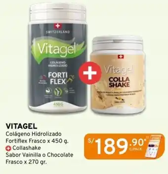 Mifarma Vitagel colágeno hidrolizado fortiflex frasco oferta