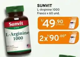 Mifarma Sunvit l-arginine 1000 frasco oferta