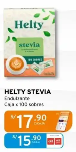 Mifarma Helty stevia endulzante oferta