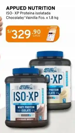 Mifarma Appued nutrition iso- xp proteina isolatada chocolate/ vainilla oferta