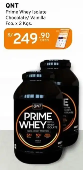 Mifarma Qnt prime whey isolate chocolate/vainilla oferta