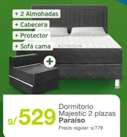 Tottus Paraíso dormitorio majestic oferta