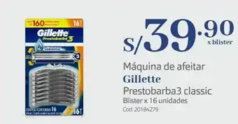 Makro Máquina de afeitar gillette prestobarba3 classic blister x 16 unidades oferta
