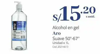Makro Alcohol en gel aro suave 50°-67° unidad x 1l oferta