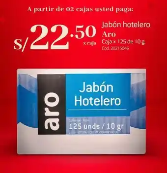 Makro Jabón hotelero aro caja x 125 de 10 g oferta
