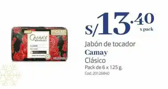 Makro Jabón de tocador camay clásico pack de 6 x 125 g. oferta
