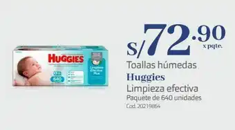 Makro Toallas húmedas huggies limpieza efectiva paquete de 640 unidades oferta