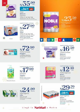 Makro Papel higiénico noble oferta