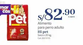 Makro Alimento para perro adulto hi pet saco x 25 kg oferta