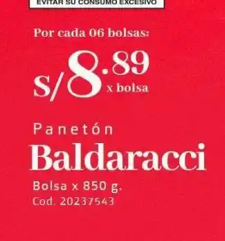Makro Panetón baldaracci oferta