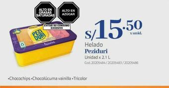 Makro Helado peziduri oferta