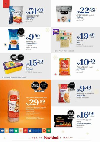 Makro Makro en navidad oferta