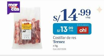 Makro Costillar de res ternez oferta