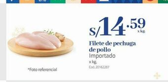 Makro Filete de pechuga de pollo importada x kg oferta