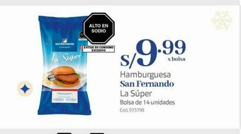 Makro Hamburguesa san fernando la super oferta