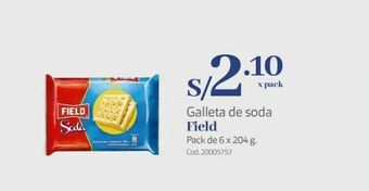 Makro Galleta de soda field oferta