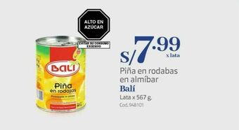 Makro Piña en rodabas en almibar bali oferta