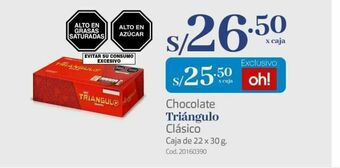 Makro Chocolate triangulo clasico oferta