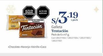 Makro Galletas tentación oferta