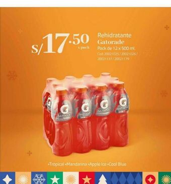 Makro Rehidratante gatorade oferta