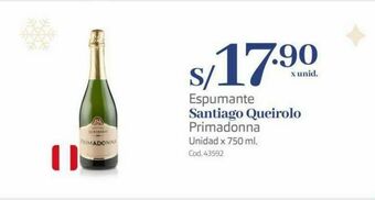 Makro Espumante santiago queirolo oferta
