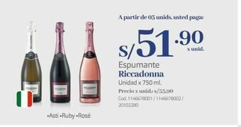 Makro Espumante riccadonna oferta