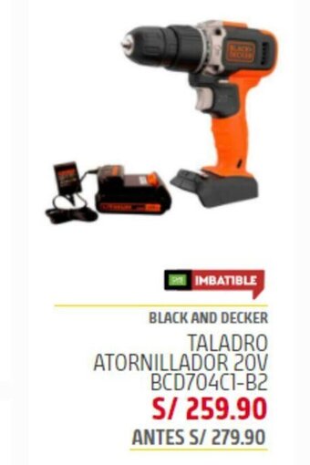 Maestro Taladro Atornillador 20V BCD704C1-B2 oferta