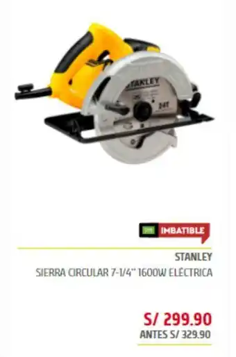 Stanley - Sierra Circular 7-1/4" 1600W Electrica