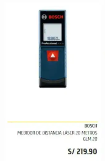 Maestro Bosch - Medidor de distancia Laser 20 Metros GLM 20 oferta