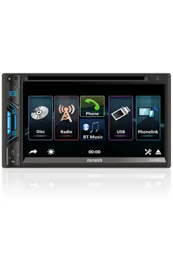 Tiendas EFE Autoradio aiwa aw-w7080l pantalla táctil 6.9 cd dvd mirrorlink bt usb 2 din oferta