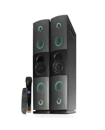Tiendas EFE Parlante dual bluetooth klip xtreme bt kfs-600 300w rms - incluye micrófono inalámbrico oferta