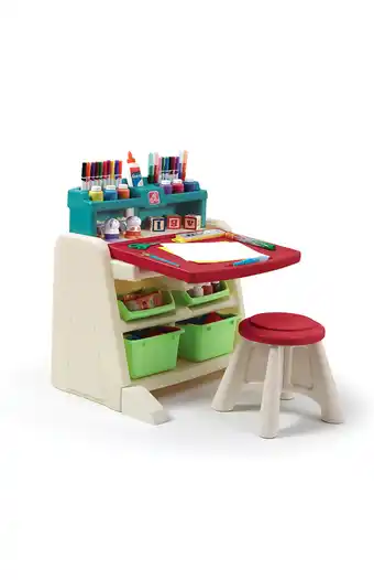 Tiendas EFE Escritorio mesa y pizarra 2 en 1 - beige oferta