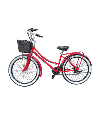 Tiendas EFE Bicicleta vintage retro rojo oferta