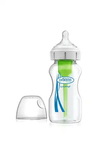 Tiendas EFE Biberón options+ boca ancha de vidrio de 9 oz oferta
