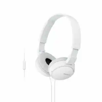 Tottus Audífonos over ear con micrófono mdr zx110ap blanco oferta