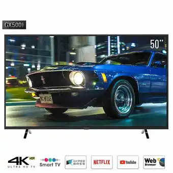 Tottus Smart tv 4k ultra hd 50” panasonic tc-50gx500p oferta
