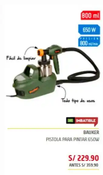 Maestro Bauker - Pistola Para Pintar 650W oferta