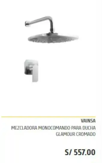 Maestro Vainsa - Mezcladora Monocomando para Ducha Glamour Cromado oferta
