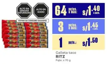 Makro Ritz galleta taco oferta