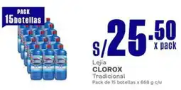 Makro Clorox lejía tradicional oferta