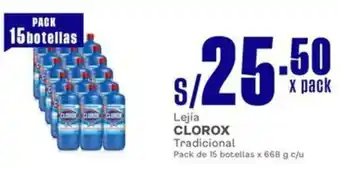 Makro Clorox lejía tradicional oferta
