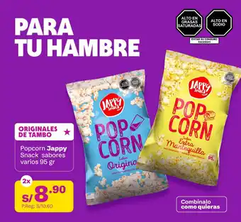 Tambo Popcorn Jappy Snack sabores varios oferta