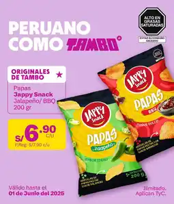 Tambo Jappy Snack Jalapeño/ BBQ oferta