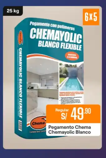 Promart Pegamento Chema Chemayolic Blanco oferta