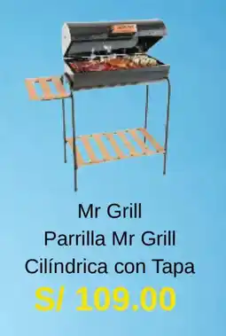 La Curacao Parrilla Mr Grill Cilíndrica con Tapa oferta