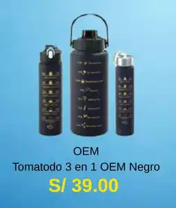 La Curacao Tomatodo 3 en 1 OEM Negro oferta