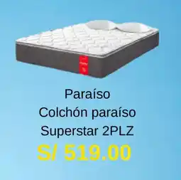 La Curacao Colchón paraíso Superstar oferta