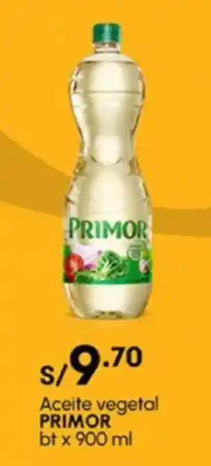 Plaza Vea Aceite vegetal PRIMOR bt oferta